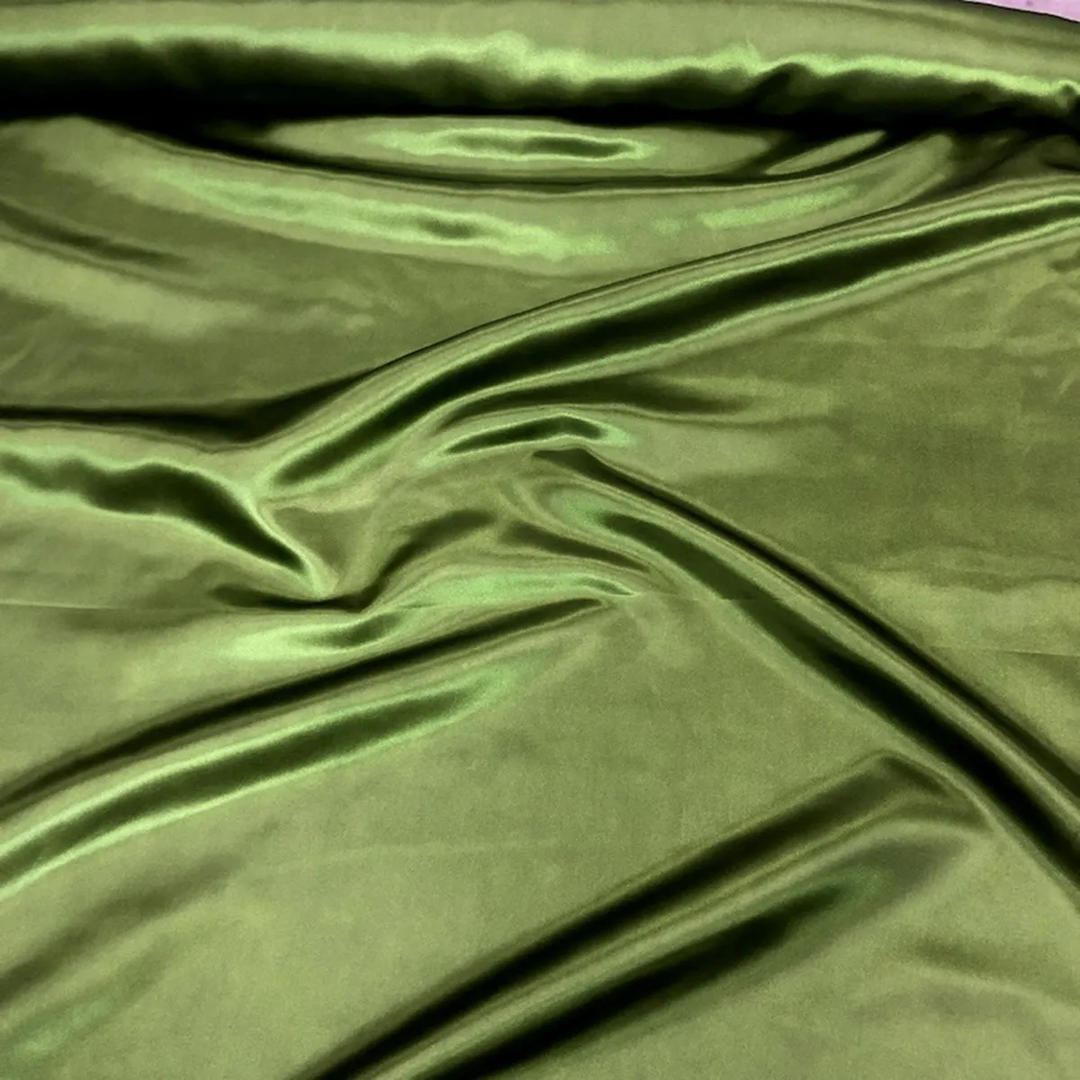 Bridal Satin Table Napkin in Dark Olive 553