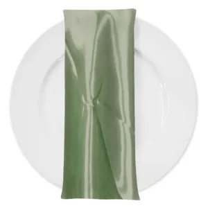 Bridal Satin Table Napkin in Sage 152