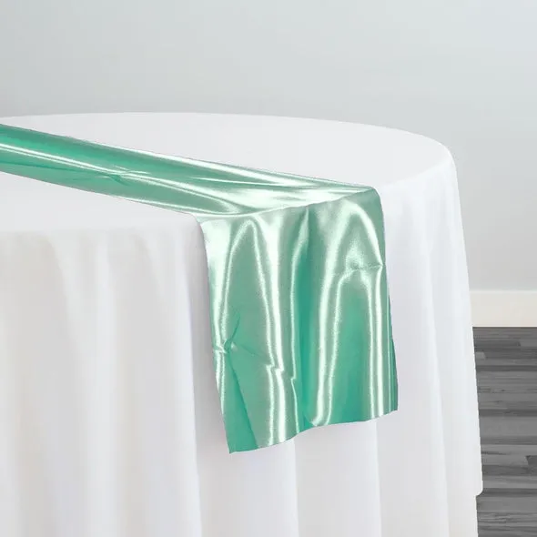 Bridal Satin Table Runner in Mint 765