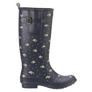 Briers Navy Bees Wellies - Size 8