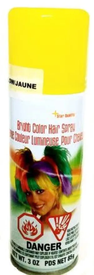 Bright Color Hairspray Yellow