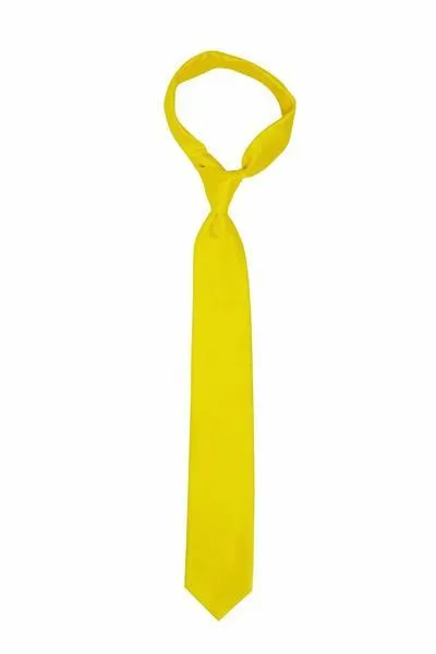 Bright Solid Yellow Tie