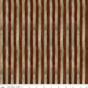 BRIGHT STARS STRIPES RED