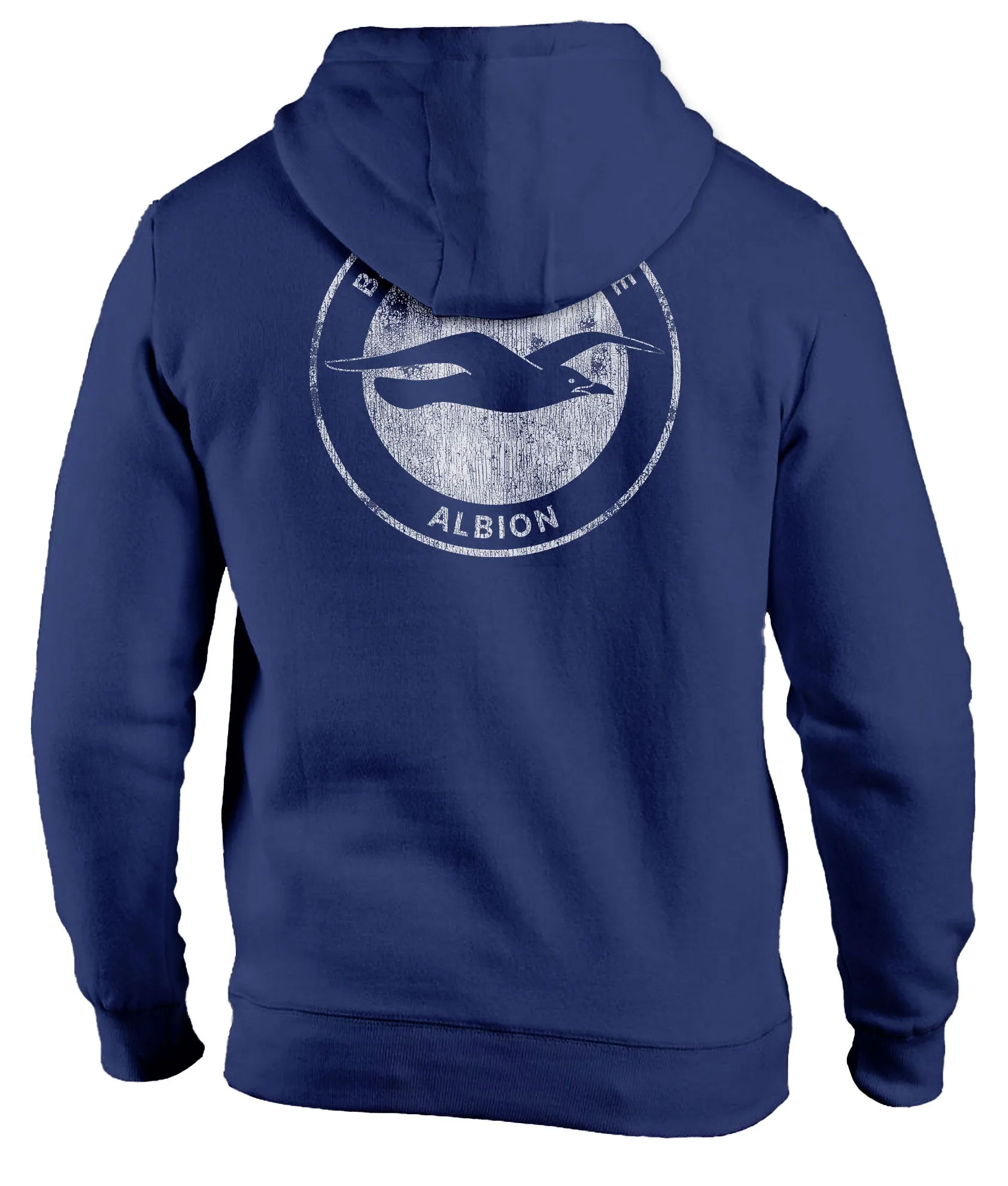 Brighton & Hove Albion Wordmark Fleece Pullover Hoodie - Navy