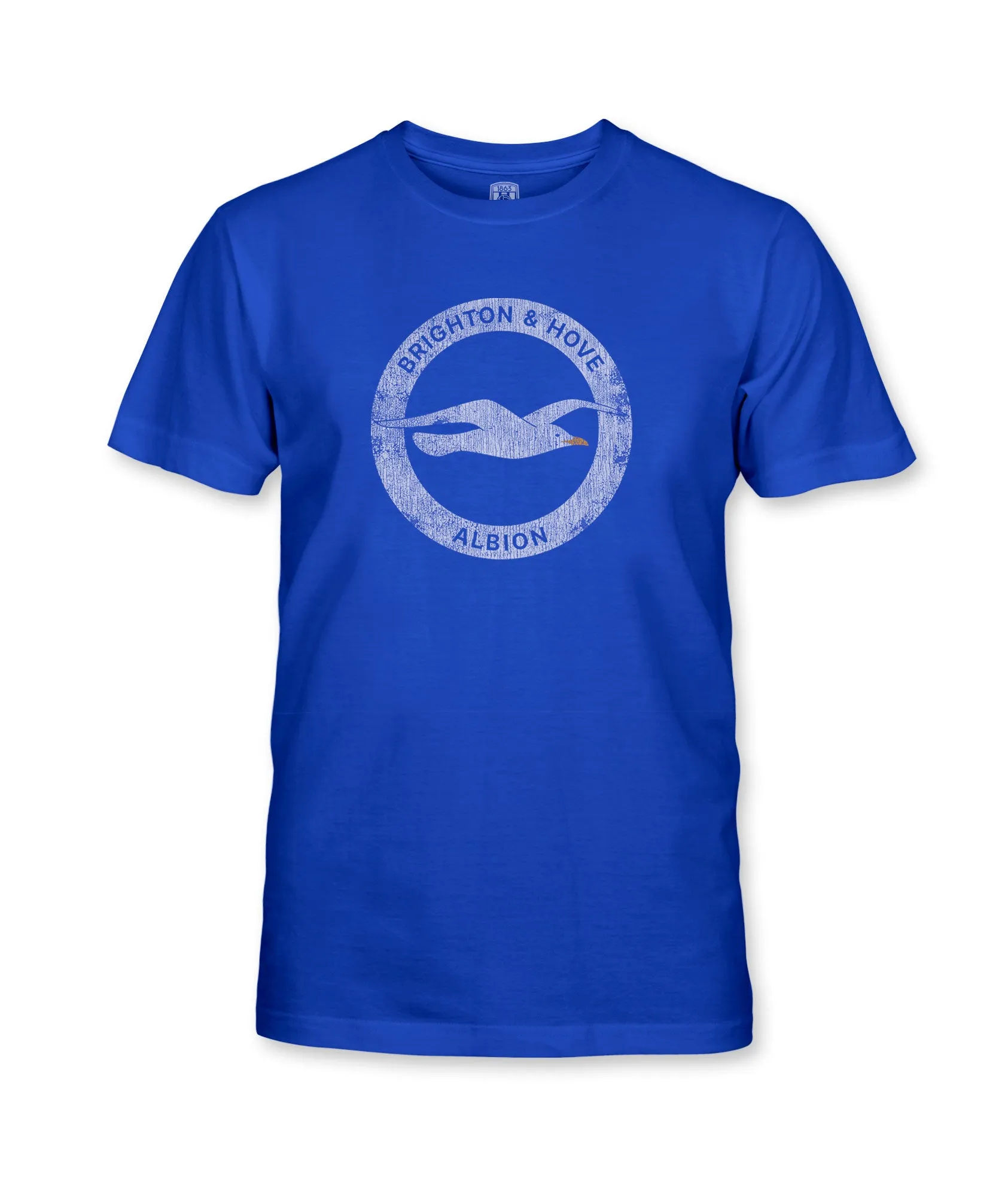 Brighton & Hove Albion Youth Color Badge Cotton T-Shirt - Royal