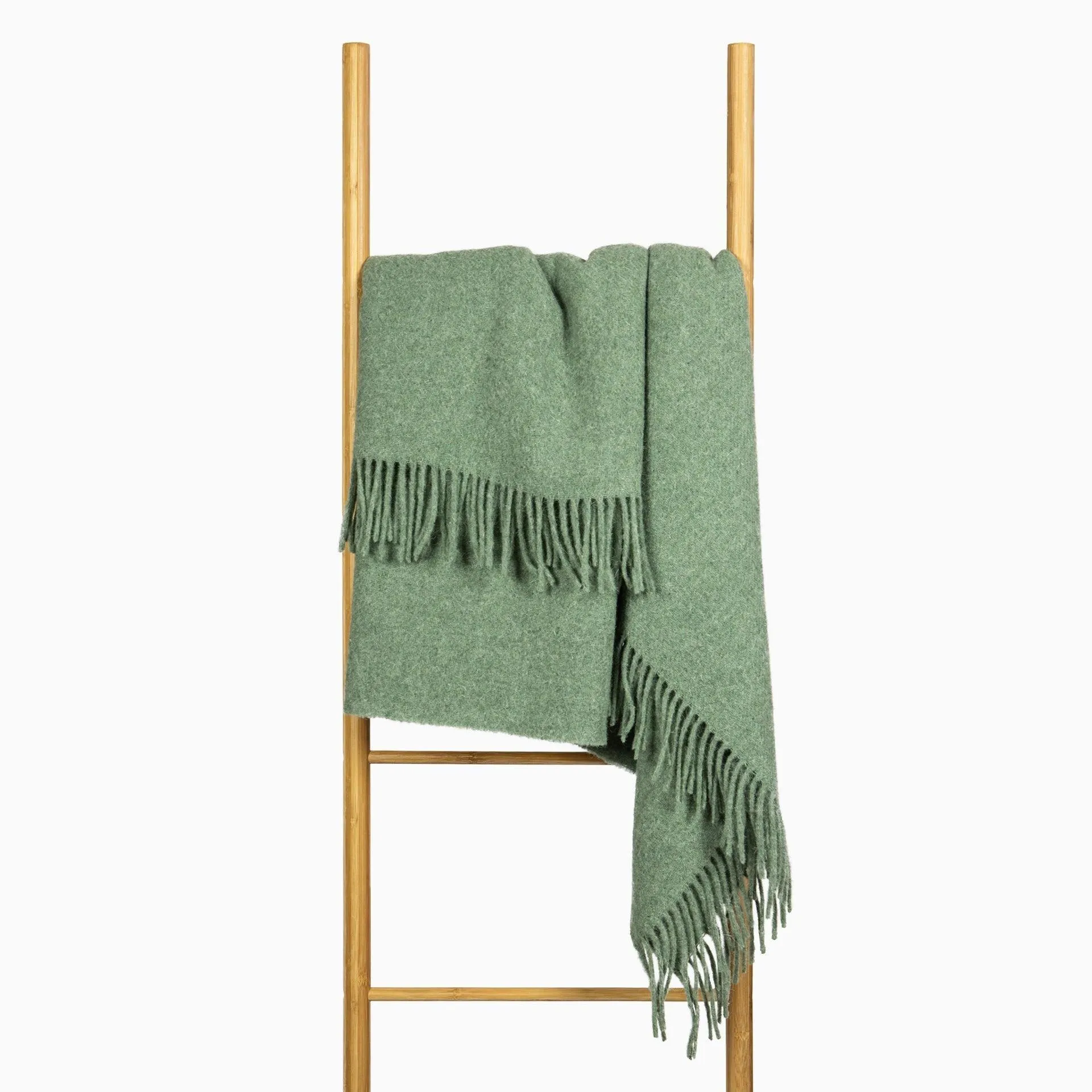 Brighton Throw - 100% NZ Wool - Sage