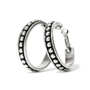 Brighton Women's Pretty Tough Stud Leverback Hoop Earrings