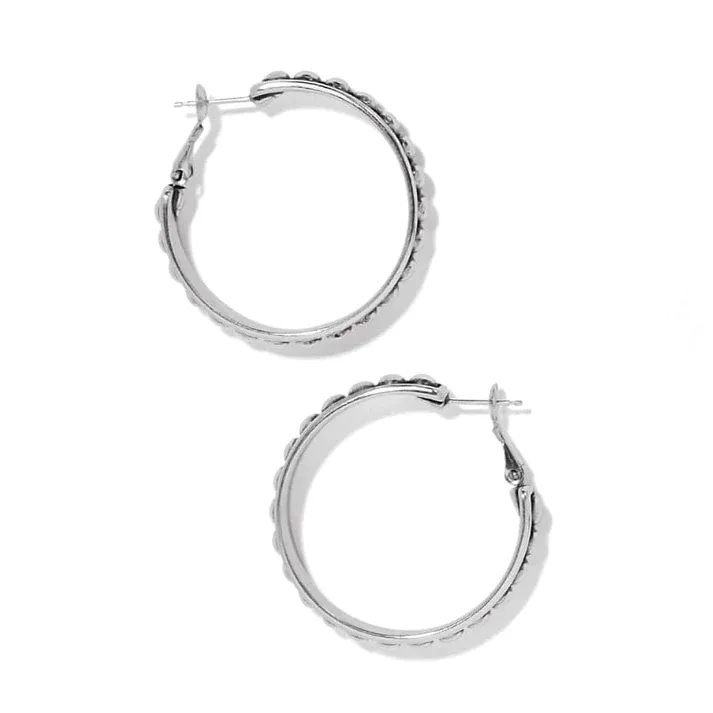 Brighton Women's Pretty Tough Stud Leverback Hoop Earrings