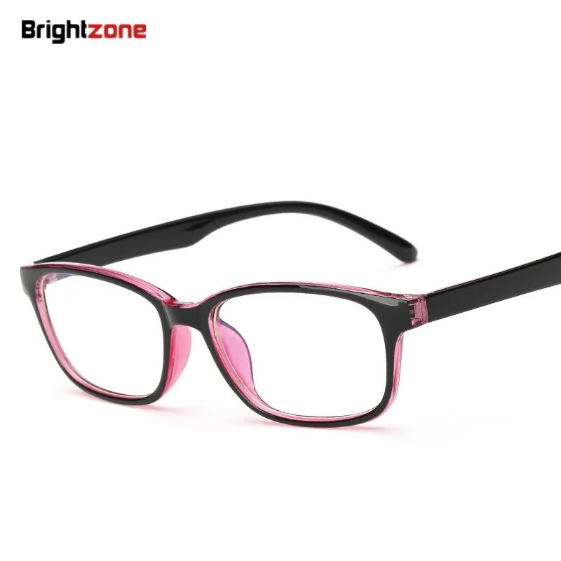 Brightzone Unisex Semi Rim Square Tr 90 Titanium Gaming Eyeglasses 5020