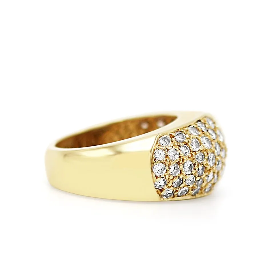 Brilliant & Baguette Diamond Cocktail Ring