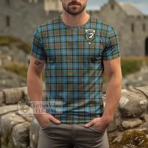 Brisbane Tartan Cotton T-Shirt with Family Crest