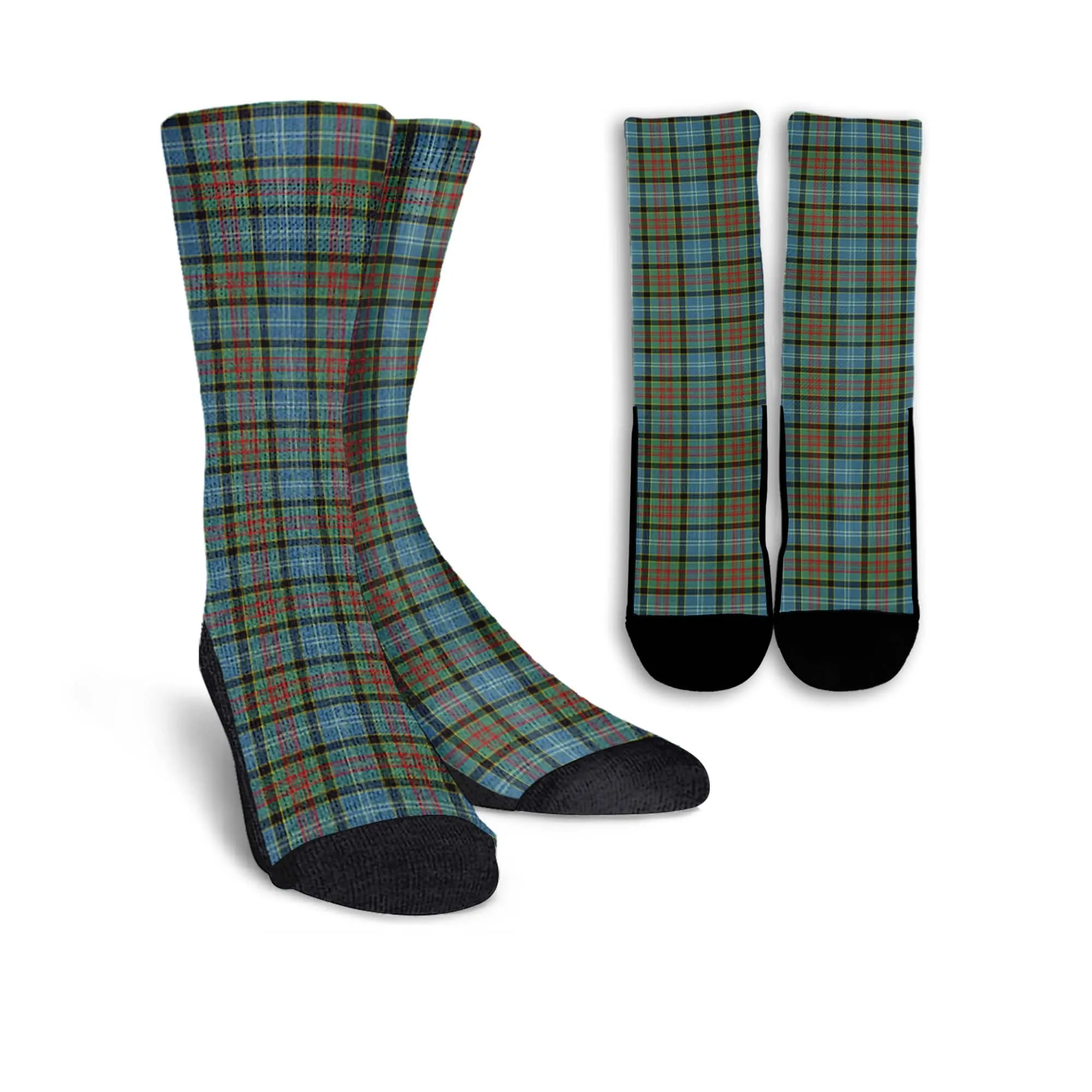 Brisbane Tartan Crew Socks