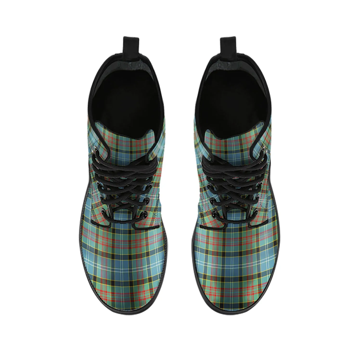 Brisbane Tartan Leather Boots