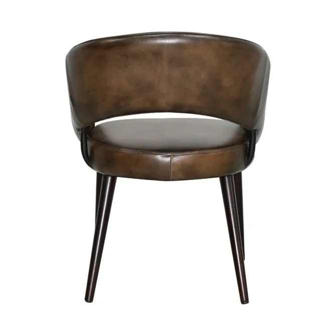 Brisben 23" Dining Chair in Antique Whiskey Leather