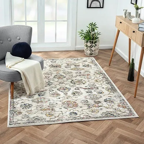 Bristol 82139CRU Cream/Blue Rug