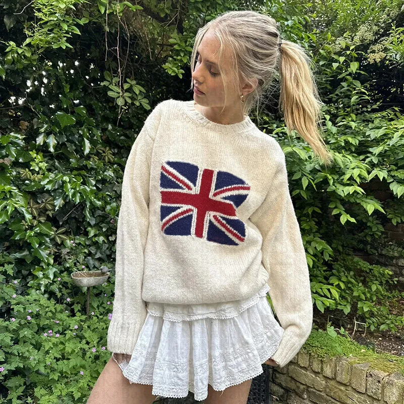 Brit Union Jack Knit Sweater