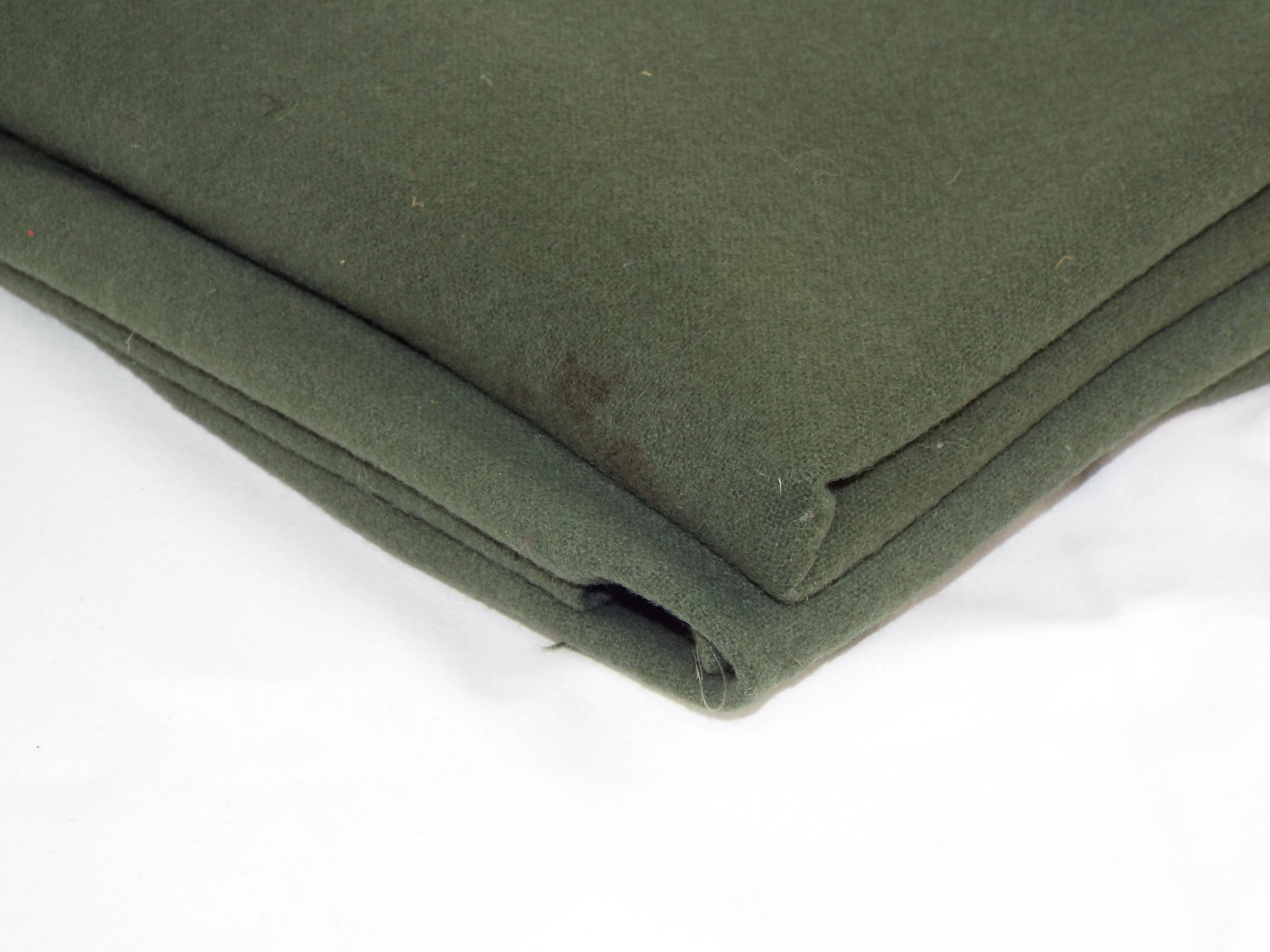 British Army Lightweight Green Military Wool Blankets