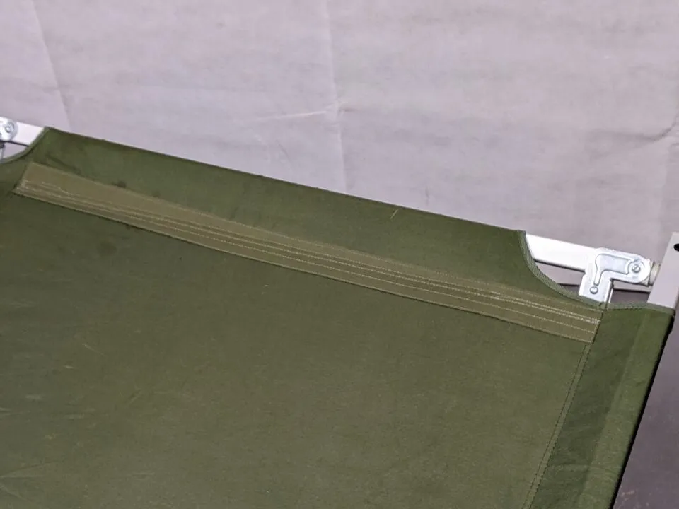 British Army Mk3 Folding Aluminium Cot Camp Bed