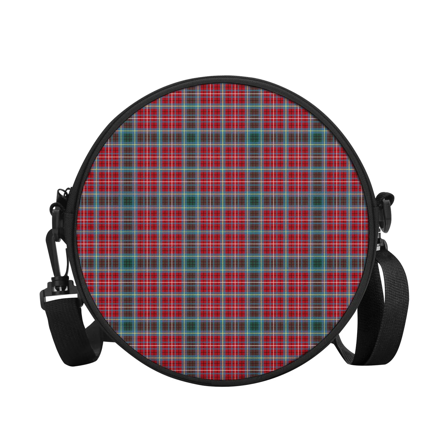 British Columbia Province Canada Tartan Round Satchel Bags