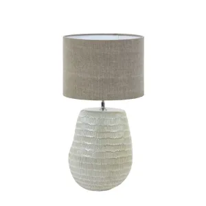 Britt Table Lamp with Beige Shade