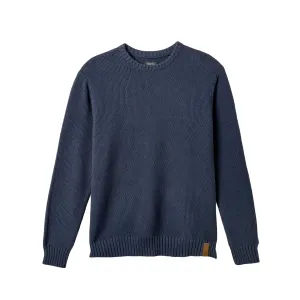 Brixton Jacques Waffle Knit Sweater Ombre Blue Sale