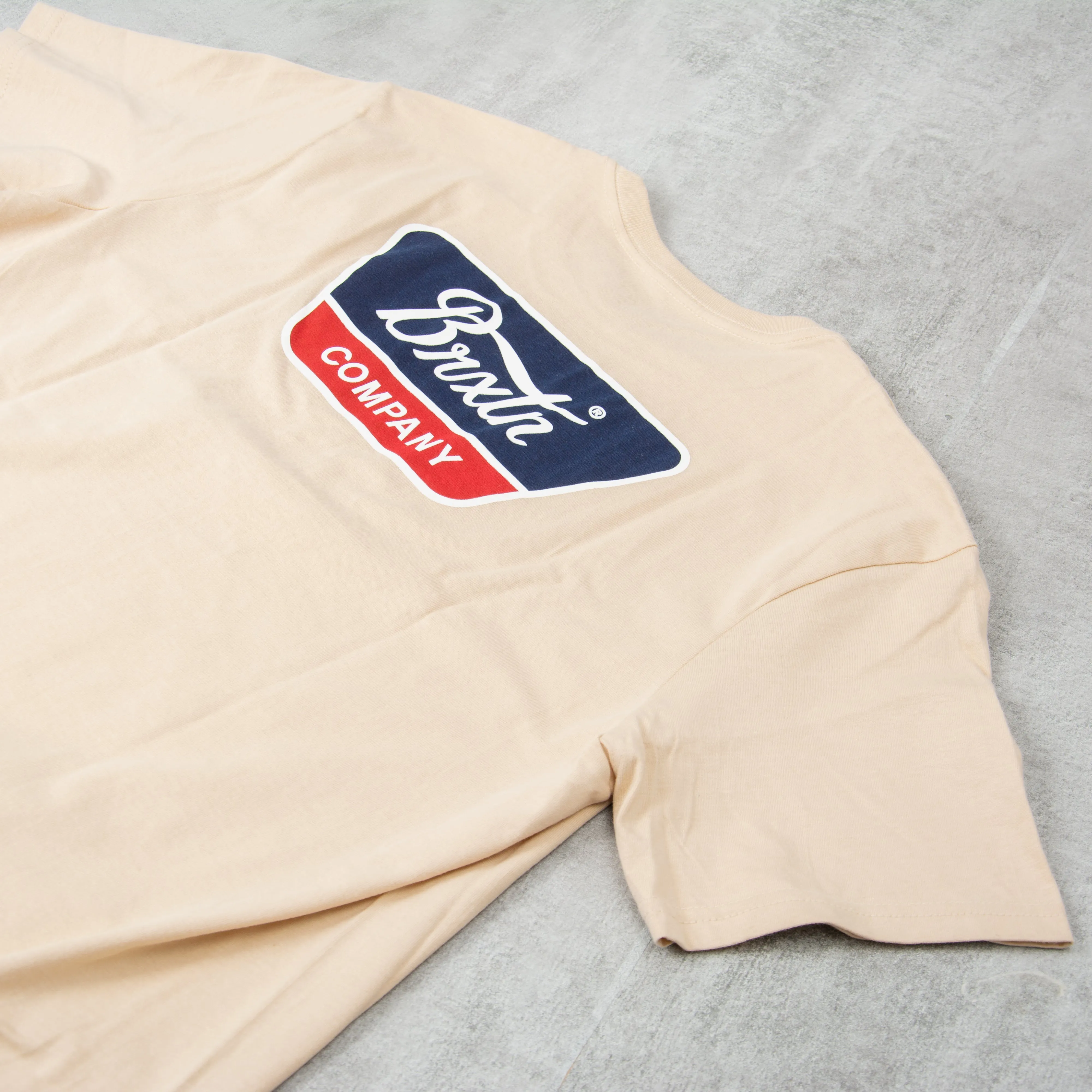 Brixton Linwood S/S Tee - Cream