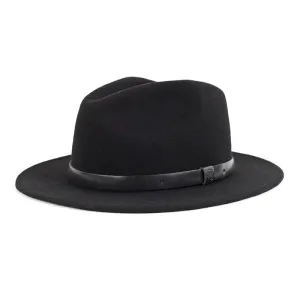 Brixton Messer Fedora - Black/Black