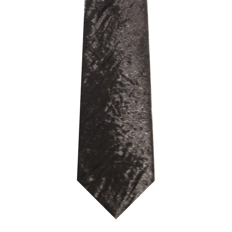 BRJ // BLACK CRINKLE TIE Men's Ties By Robert James