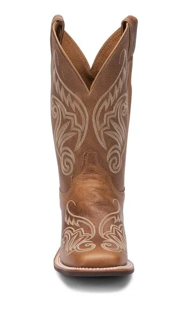 BRL212 - Justin Women's Llano Boot - Distressed Tan