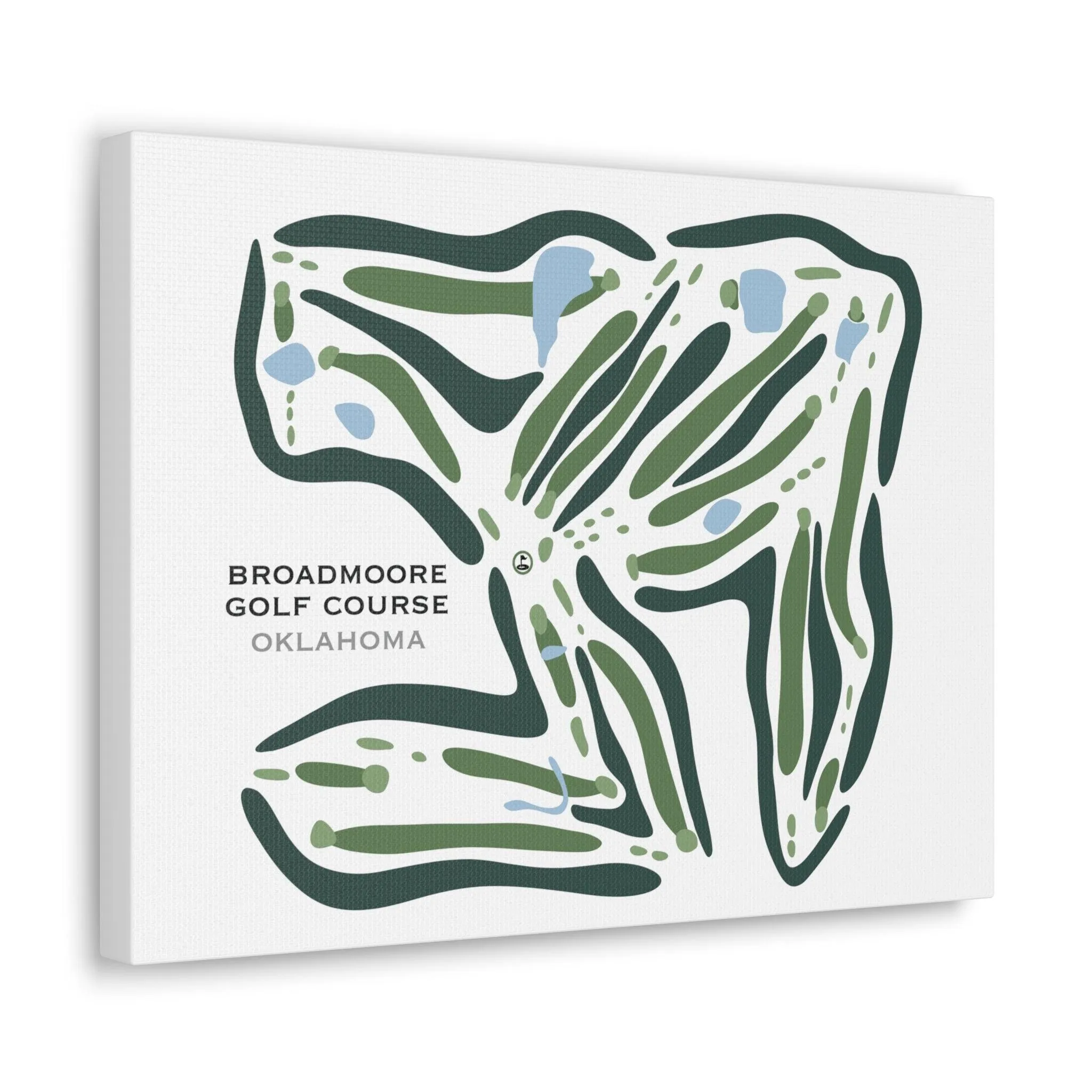 Broadmoore Golf Course, Oklahoma - Printed Golf Courses