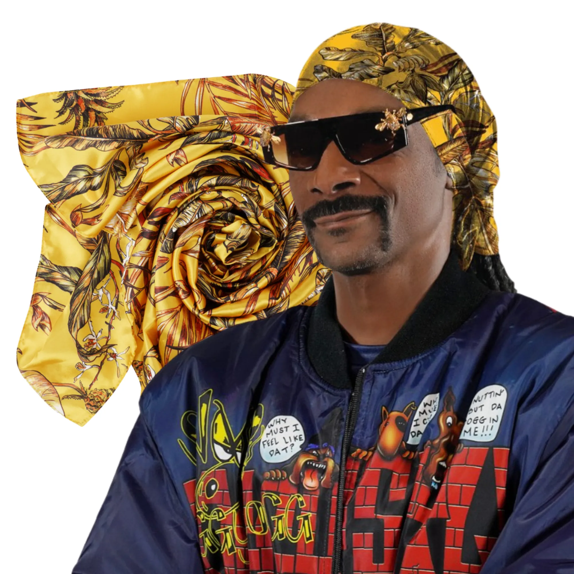 Broadus Collection Scarf by Shante & Snoop Dogg, Golden Tropics