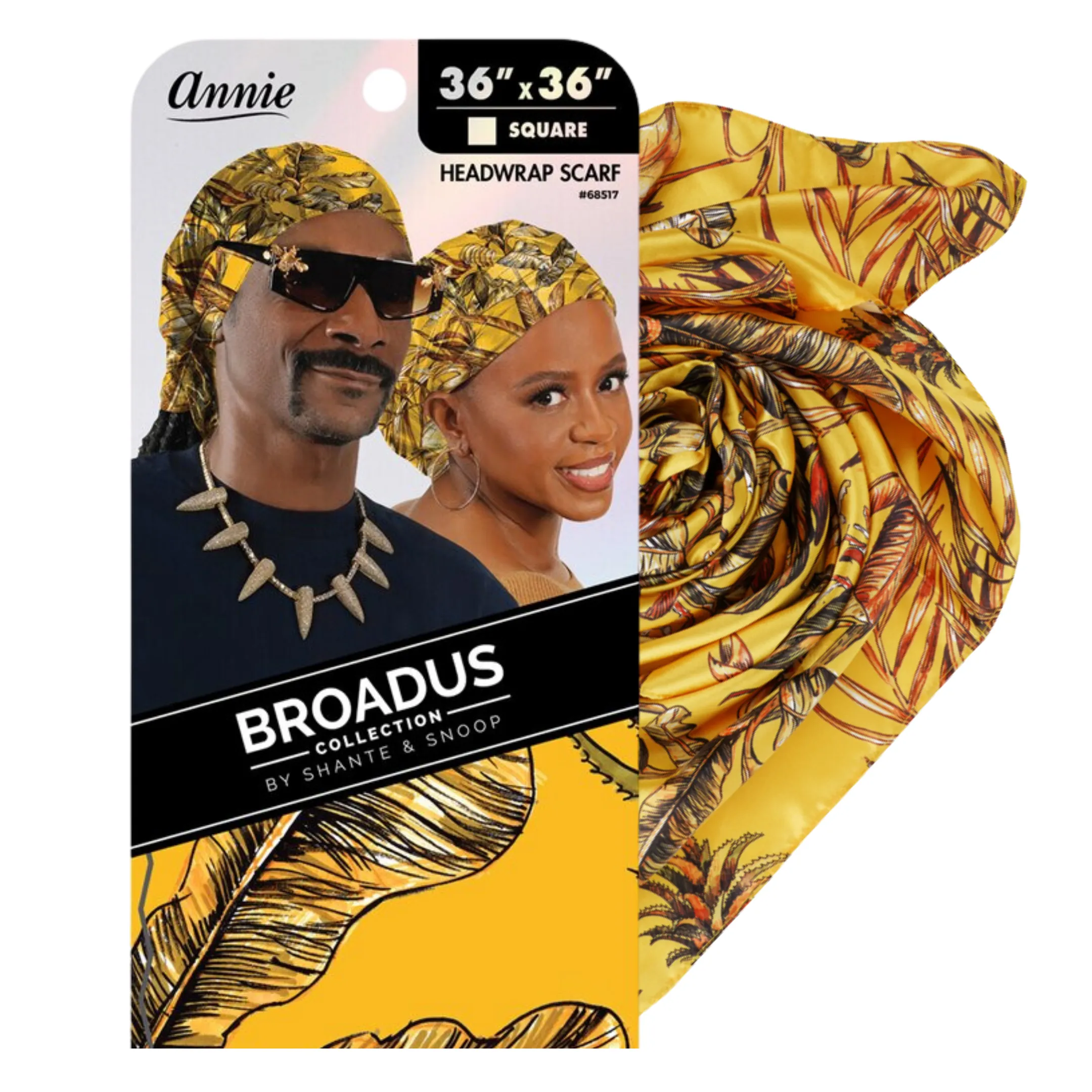 Broadus Collection Scarf by Shante & Snoop Dogg, Golden Tropics