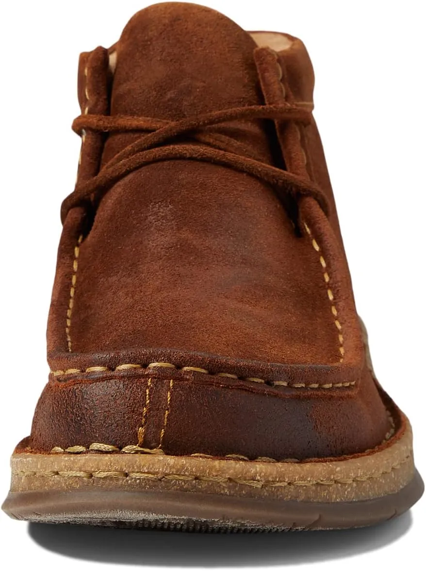 Brock Born Boots in Brown Distressed Leather