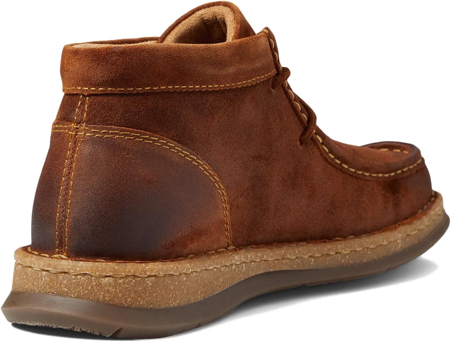 Brock Born Boots in Brown Distressed Leather