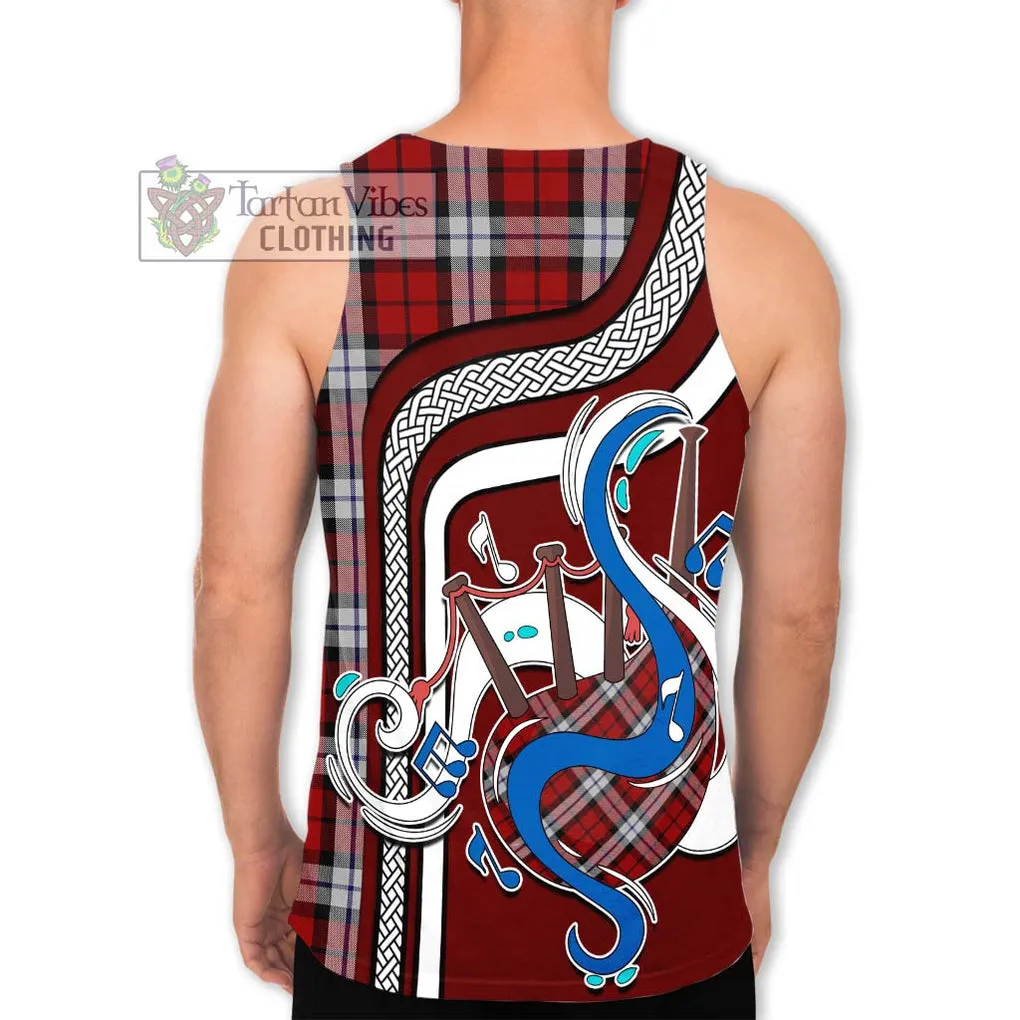 Brodie Dress Tartan Men's Tank Top with Epic Bagpipe Style