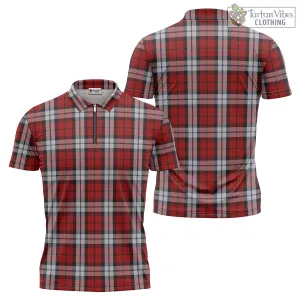 Brodie Dress Tartan Zipper Polo Shirt