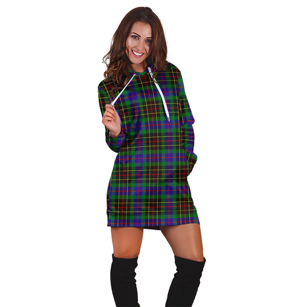 Brodie Hunting Modern Tartan Hoodie Dress