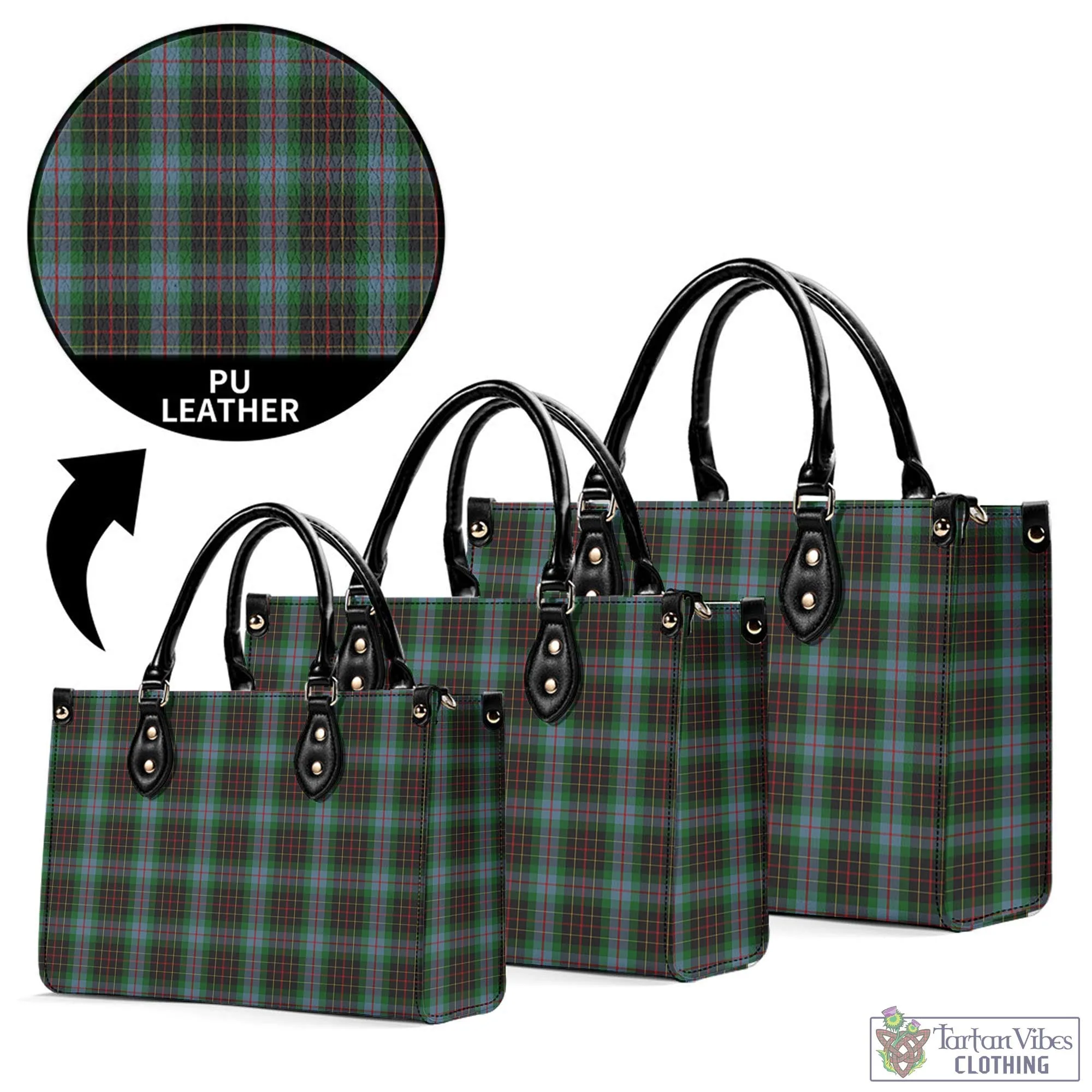 Brodie Hunting Tartan Luxury Leather Handbags