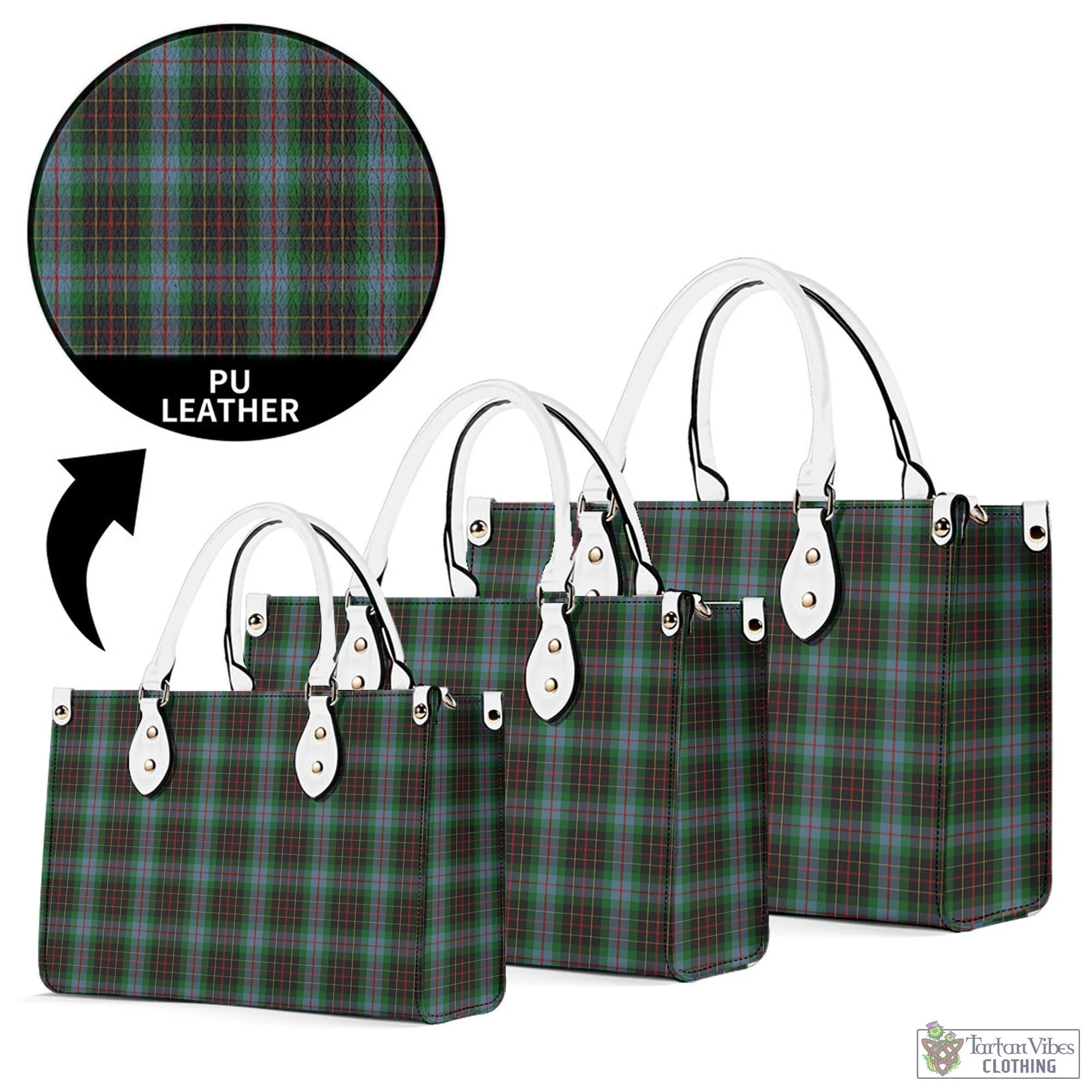 Brodie Hunting Tartan Luxury Leather Handbags