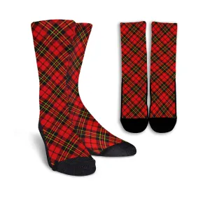 Brodie Modern Tartan Crew Socks Cross Tartan Style