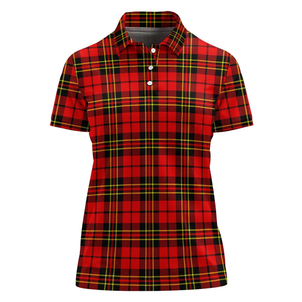 Brodie Modern Tartan Polo Shirt For Women