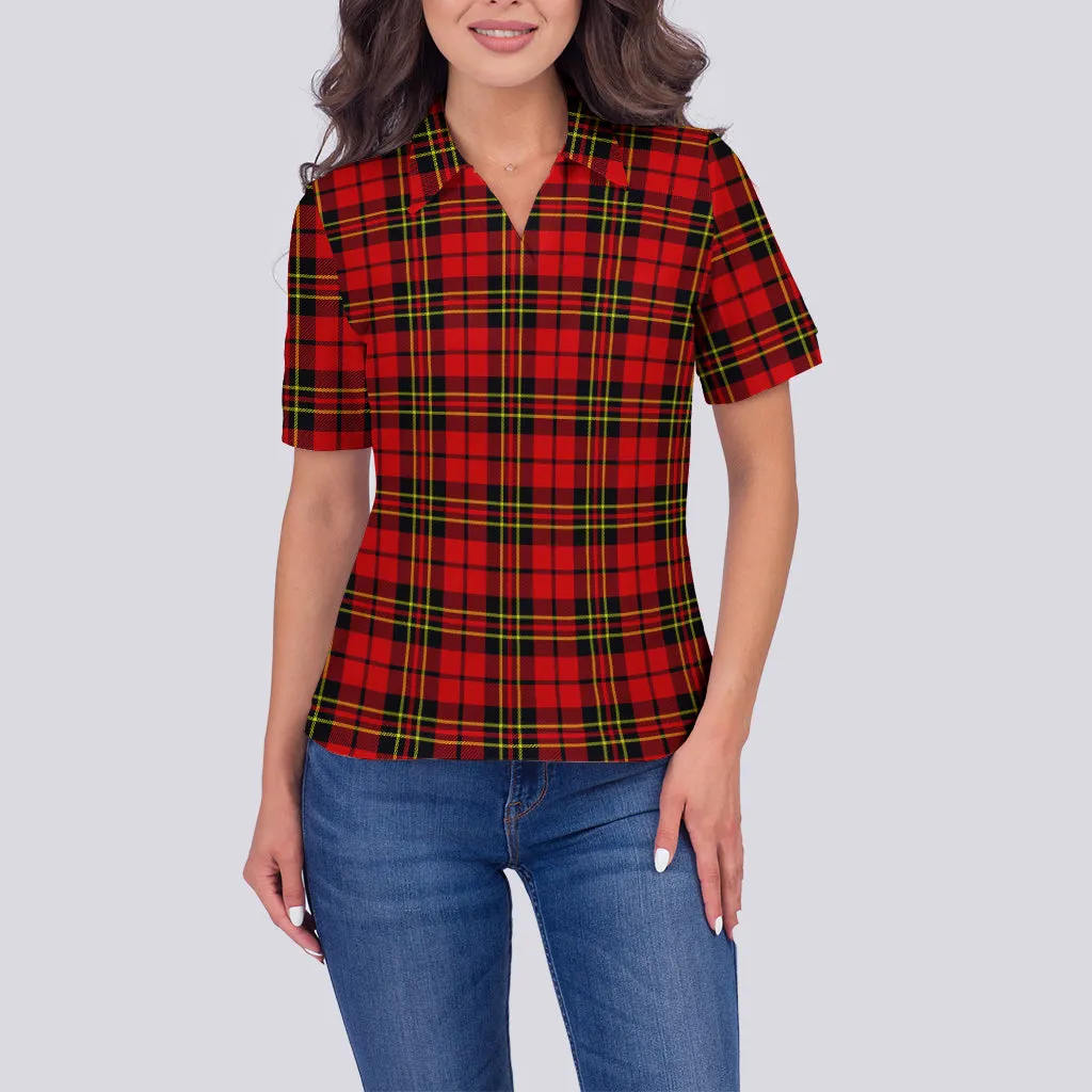 Brodie Modern Tartan Polo Shirt For Women