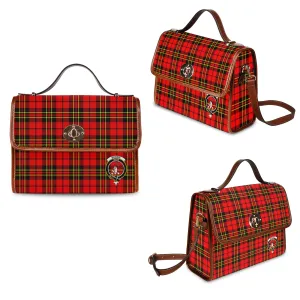 Brodie Modern Tartan Waterproof Canvas Bag with Family Crest