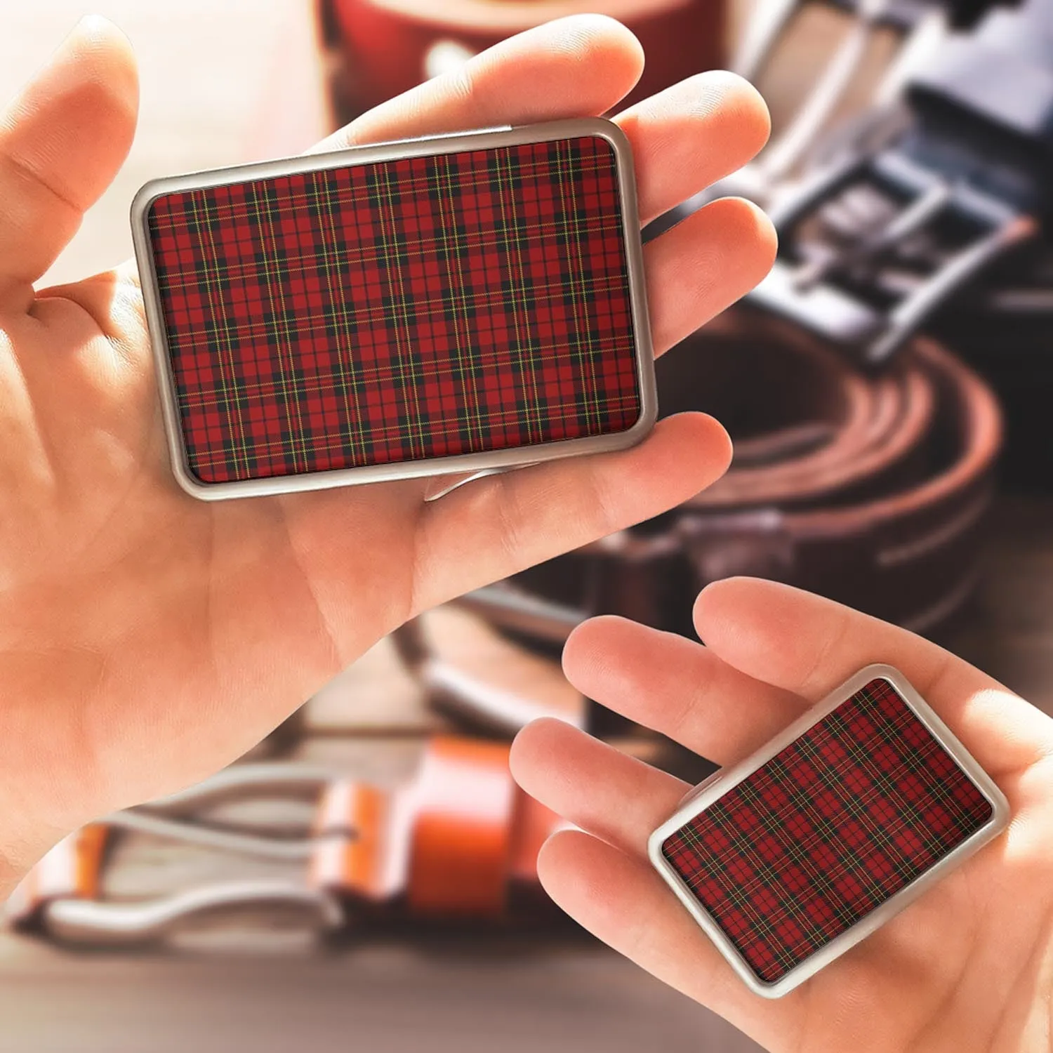 Brodie Tartan Belt Buckles