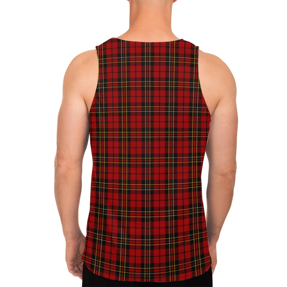 Brodie Tartan Mens Tank Top with Family Crest