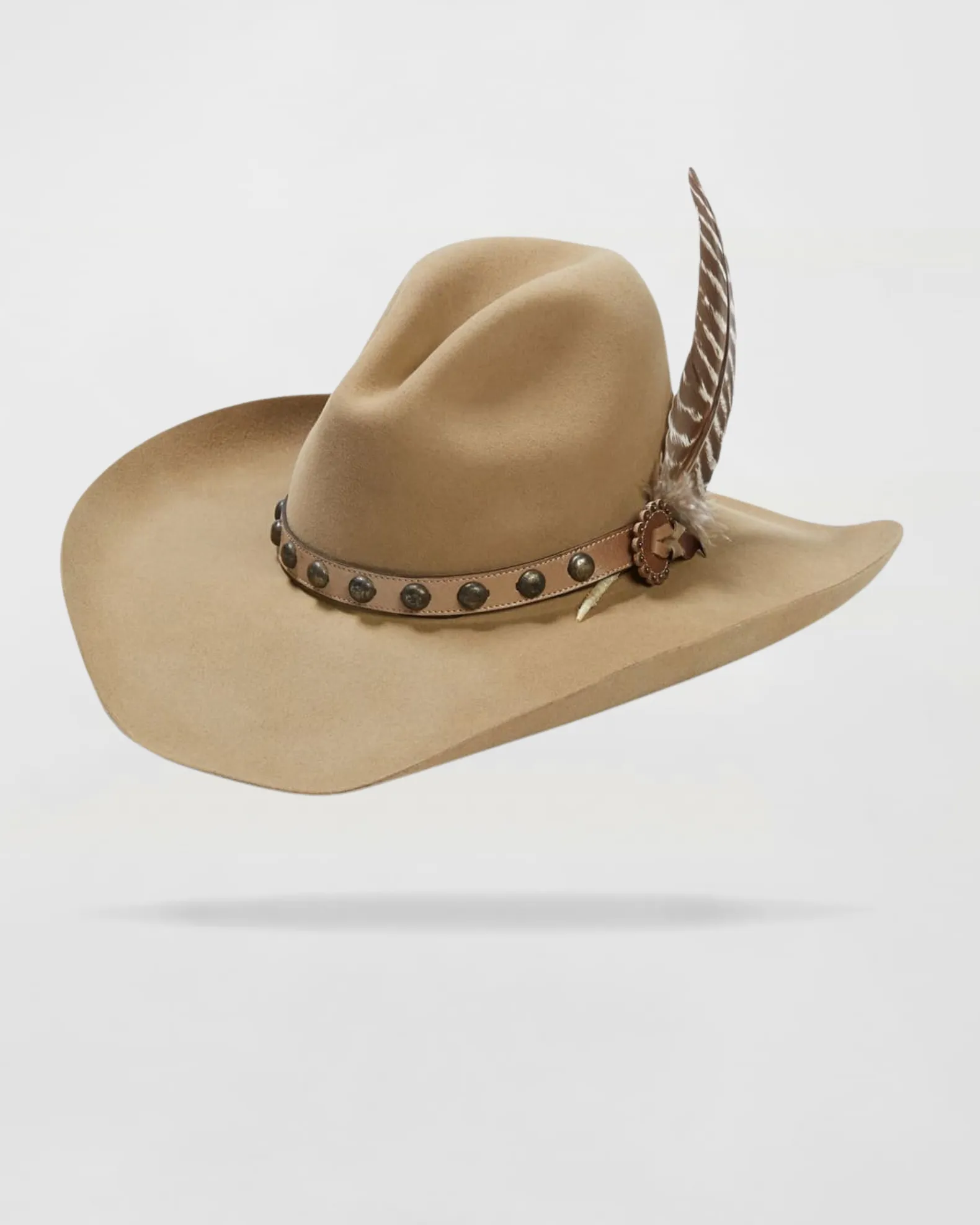 Broken Bow Felt Cowboy Hat in Tan