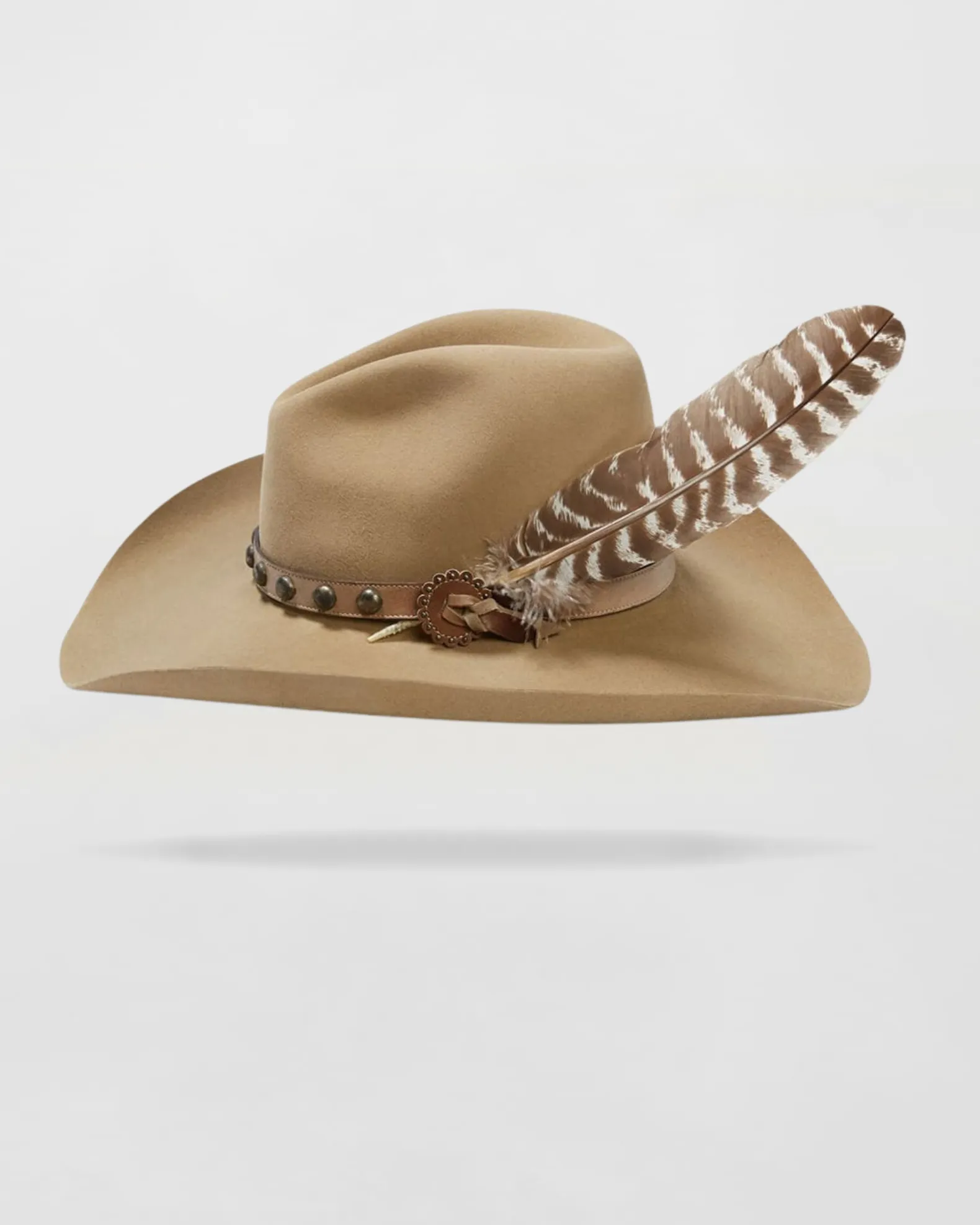 Broken Bow Felt Cowboy Hat in Tan