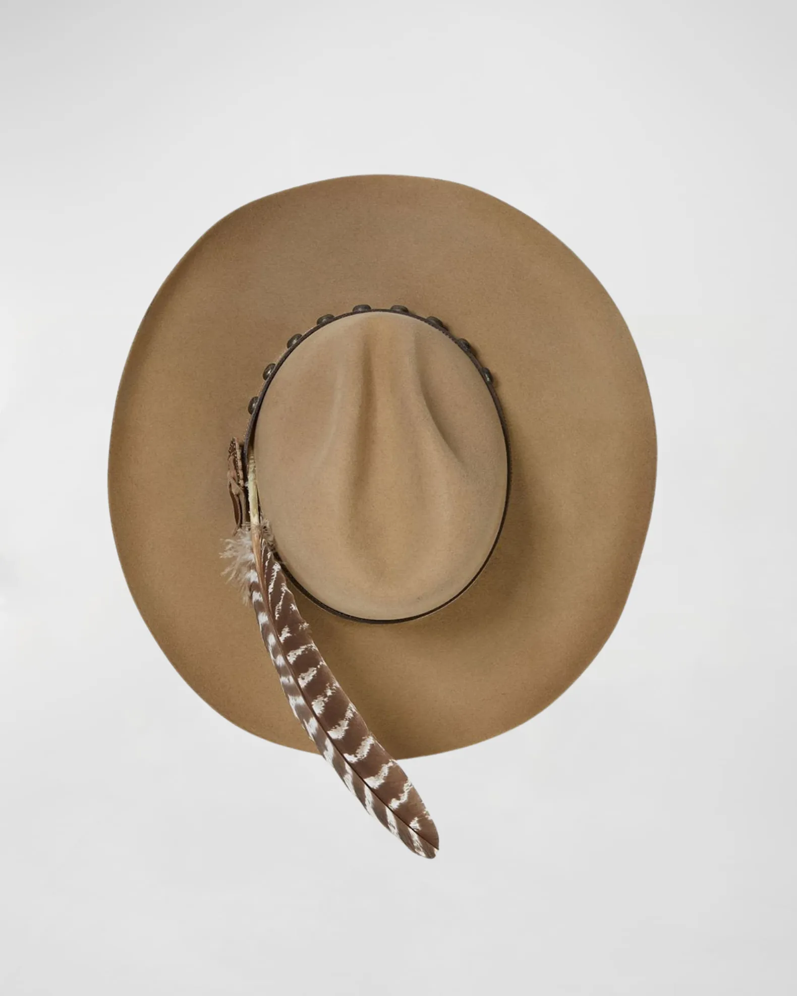 Broken Bow Felt Cowboy Hat in Tan