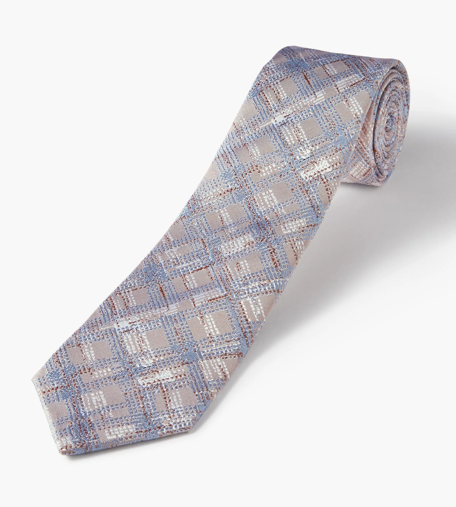 Broken Check Tie