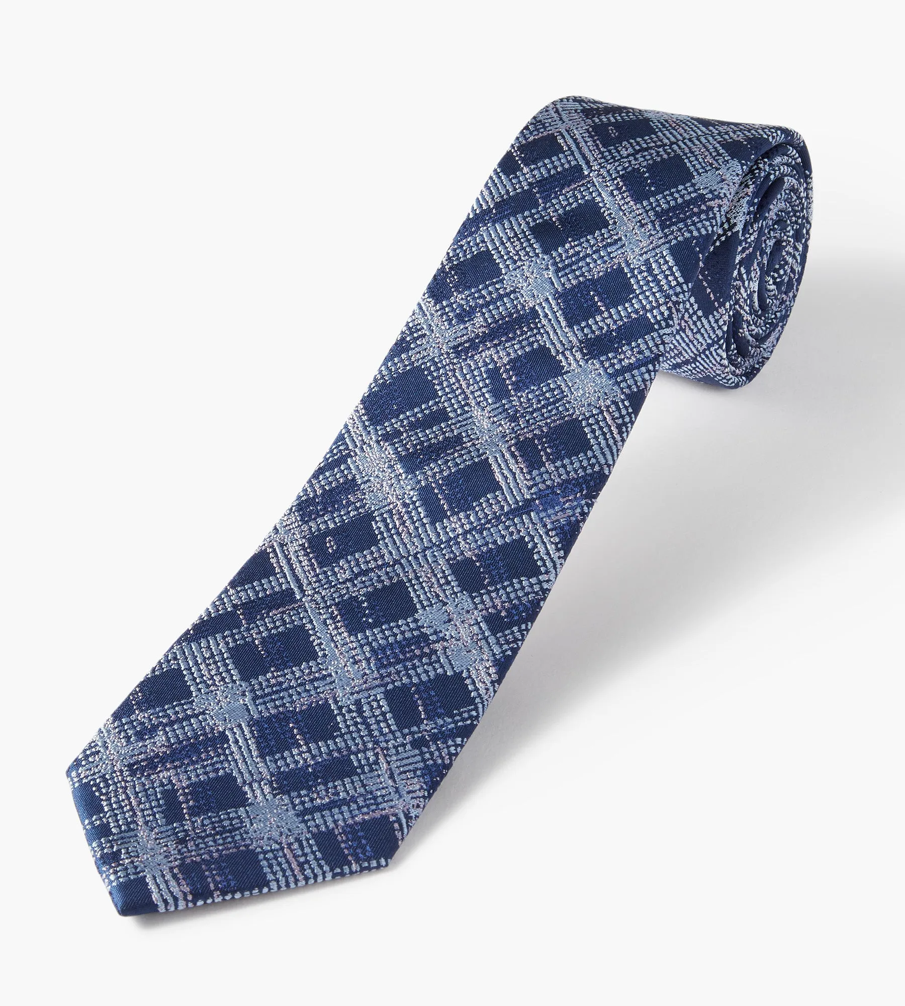 Broken Check Tie